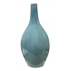Highland Dunes Indigo Ceramic Floor Vase SGBH6771